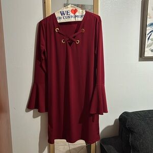 Beautiful Michael kors red dress in a size medium